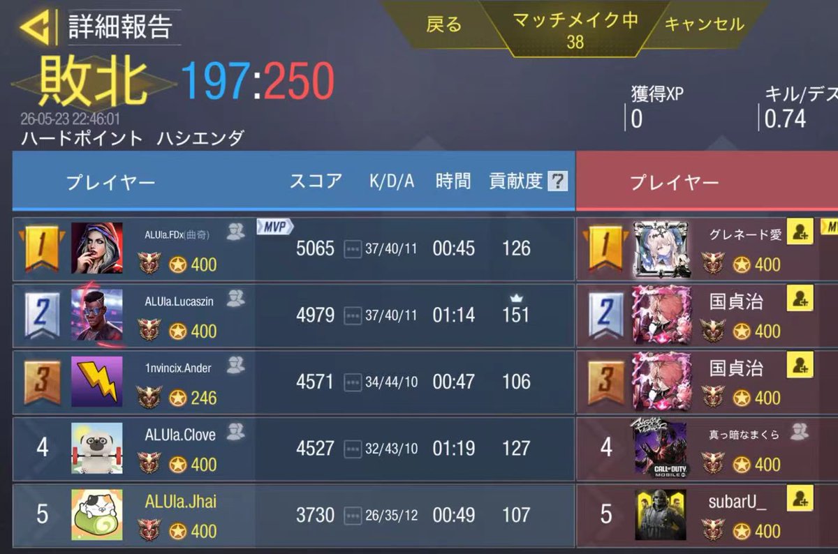 _Xtraordinary8's tweet photo. 22:00～

@Audi_cod 2-2draw
対戦ありがとうございました、またよろしくお願いたします。 https://t.co/0jyYr2A9Tc