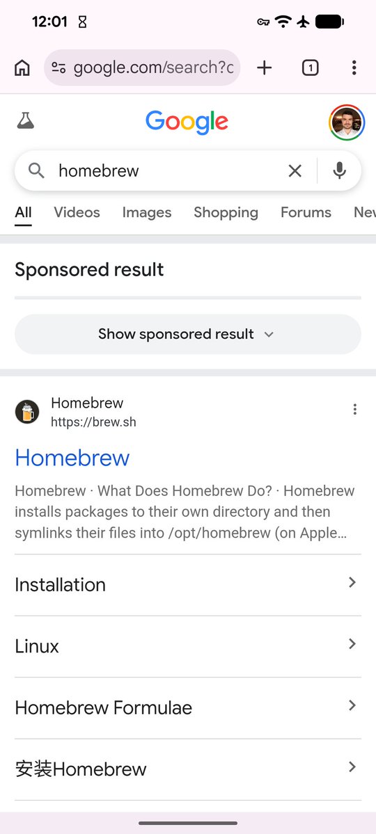 vfonic's tweet photo. Hey @ThePrimeagen, I just got bit by this fake Homebrew impersonation website. On top of that, I figured, if you have Bitwarden autofill ON and Base (recommend) autofill match, you could have your Google email and password autofill on this or any https://t.co/5bqzYCmzxX site. https://t.co/Zl6OVYnEIa