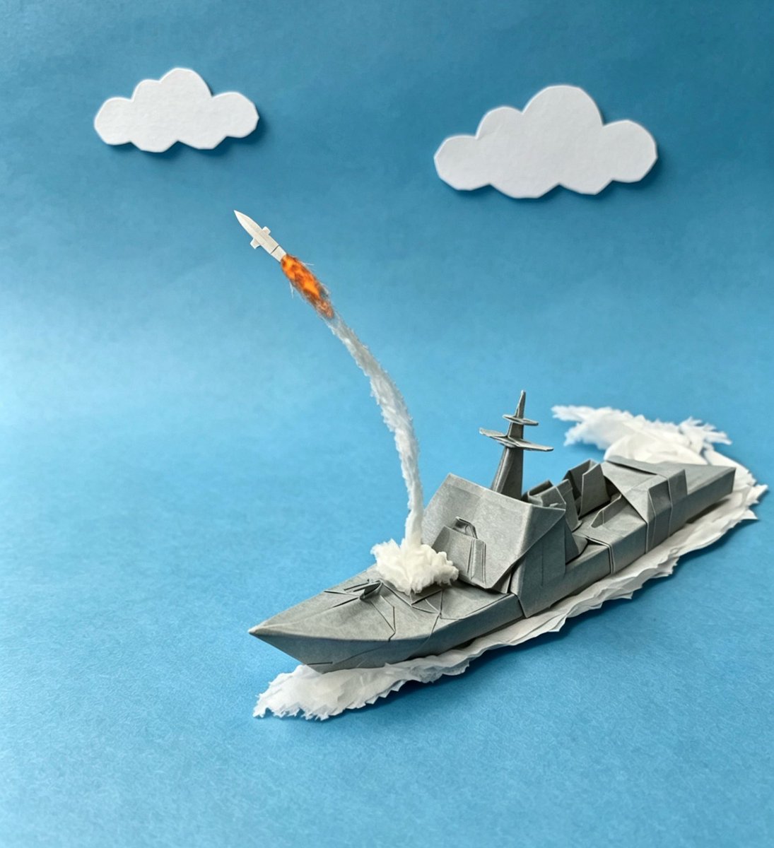 E1IKASH's tweet photo. Arleigh Burke class destroyer
FOLDED BY EIKASH
DESIGNED BY COLONEL
#折り紙 #折り紙作品 #Origami https://t.co/vGJCPzczbz