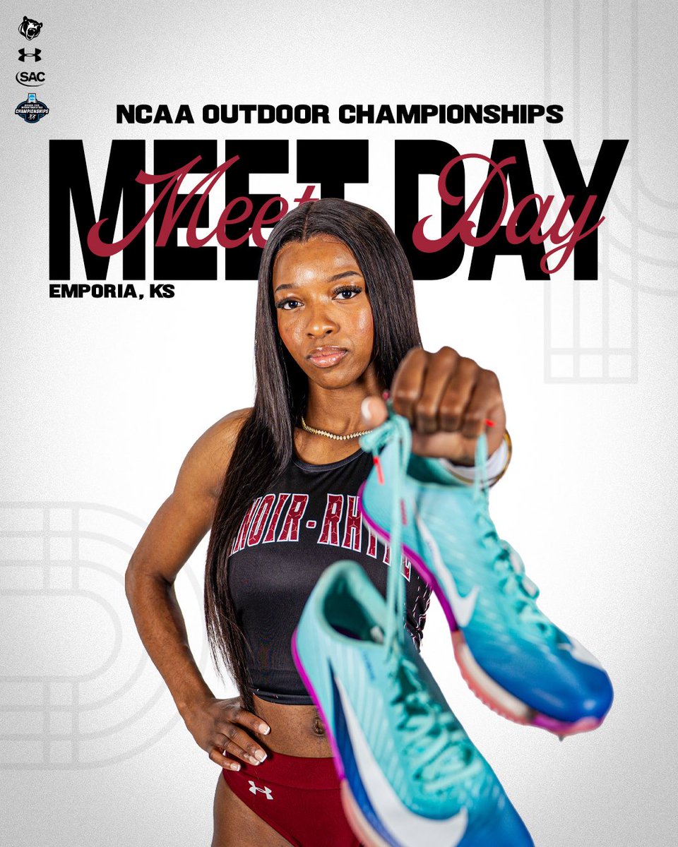 lruxctf's tweet photo. Tune in at 6:50 PM ET to watch Sharonda Priester compete for a 400m hurdles national championship‼️

#GOBEARS | #BetweenTheBricks https://t.co/V0qgily8u4