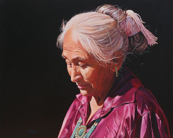 yuezeng29's tweet photo. Art of the Day! "Senior tribe woman portrait". Buy at: https://t.co/9hm8hKxkT5 https://t.co/SntlJEqa5W