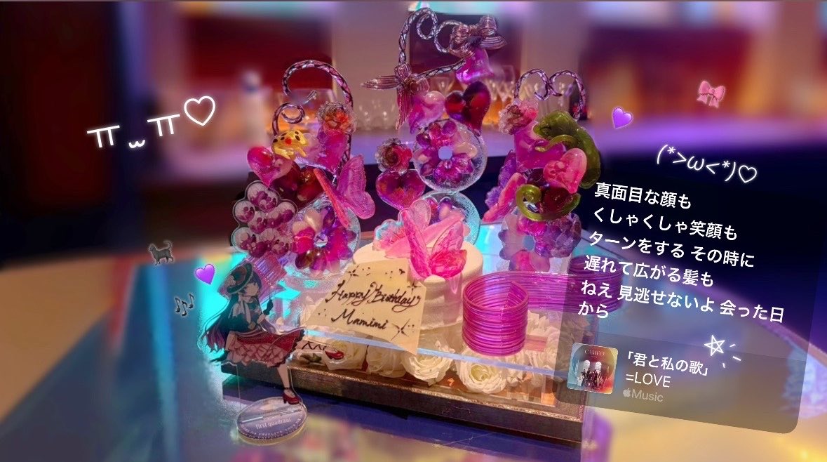 massironekochan's tweet photo. ⠀꒷꒦︶︶︶︶︶꒷꒦︶︶︶︶︶꒦꒷
｡ﾟﾟ･｡･ﾟﾟ｡   ☆ ゜ ∘ 。 ∘ 。 ☆ ゜ ∘ 。
°｡⠀⠀⠀⠀⠀⋆  𝑯𝒂𝒑𝒑𝒚𝑩𝒊𝒓𝒕𝒉𝒅𝒂𝒚  𐔌 💜.ᐟ ꒱
⠀⠀°·｡ ‧˚⠀　𝐓𝐚𝐧𝐚𝐤𝐚 𝐦𝐚𝐦𝐢𝐦𝐢
　　　　　︵︵︵ ୨☆୧  ︵︵︵

⠀#田中摩美々生誕祭2026 https://t.co/eH7LEyy6kw