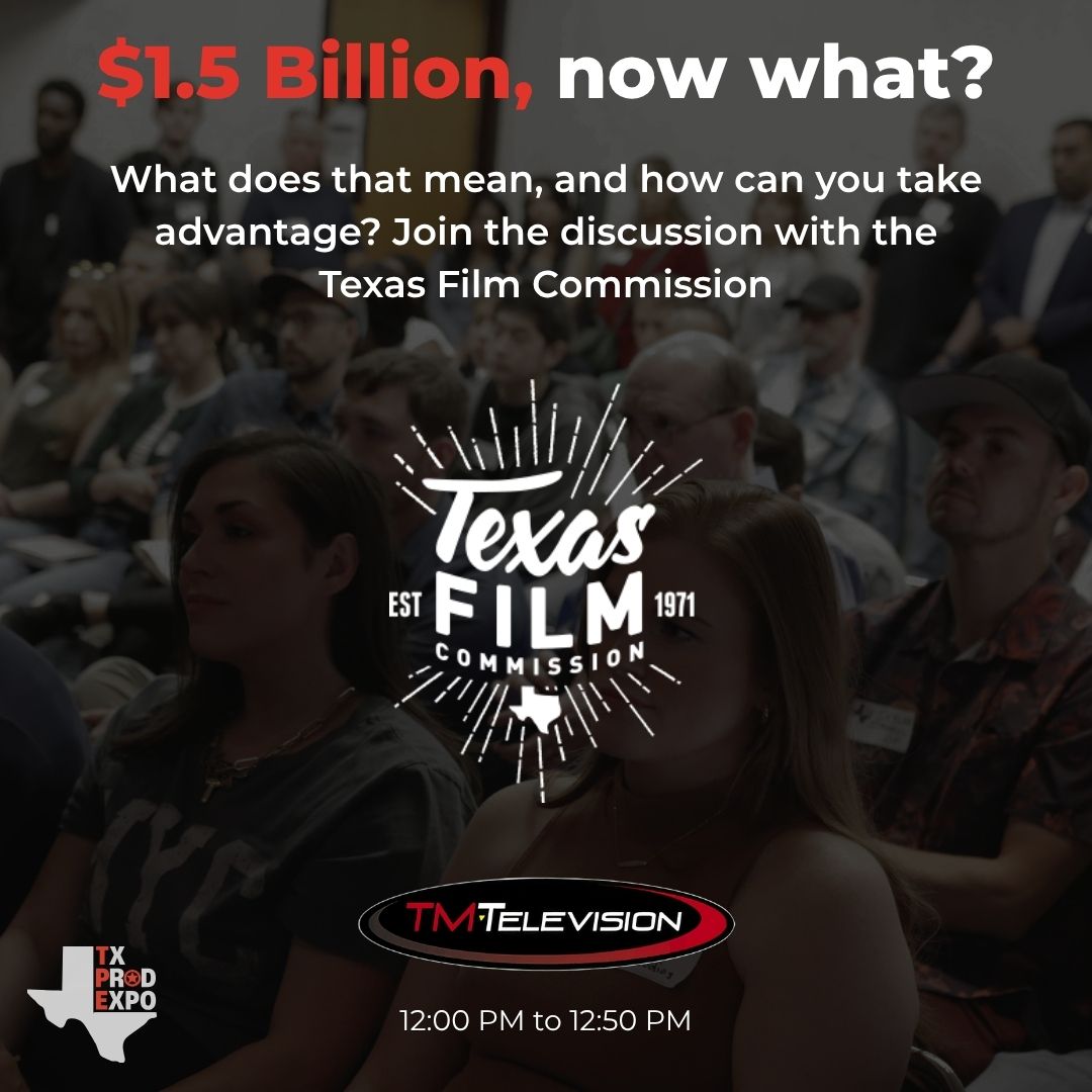 DallasProducers's tweet photo. $1.5 Billion, now what? What does that mean, and how can you take advantage? Join the discussion with the Texas Film Commission on May 28.

Register at the link in bio or sign up at https://t.co/9ZSXlm2Wvh

#TexasProductionExpo
#TPE2026
#TexasFilm
#TexasFilmmaker
#TexasProduction https://t.co/uRxOquqMmh