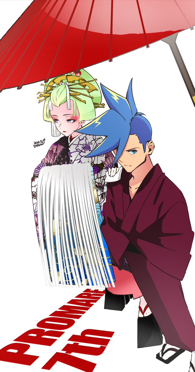 tanakatsukihiko's tweet photo. プロメア新年明けましておめでとうございます‼️‼️‼️‼️ななちゃい‼️‼️‼️‼️ #プロメア7th https://t.co/FfCDbVIxiQ