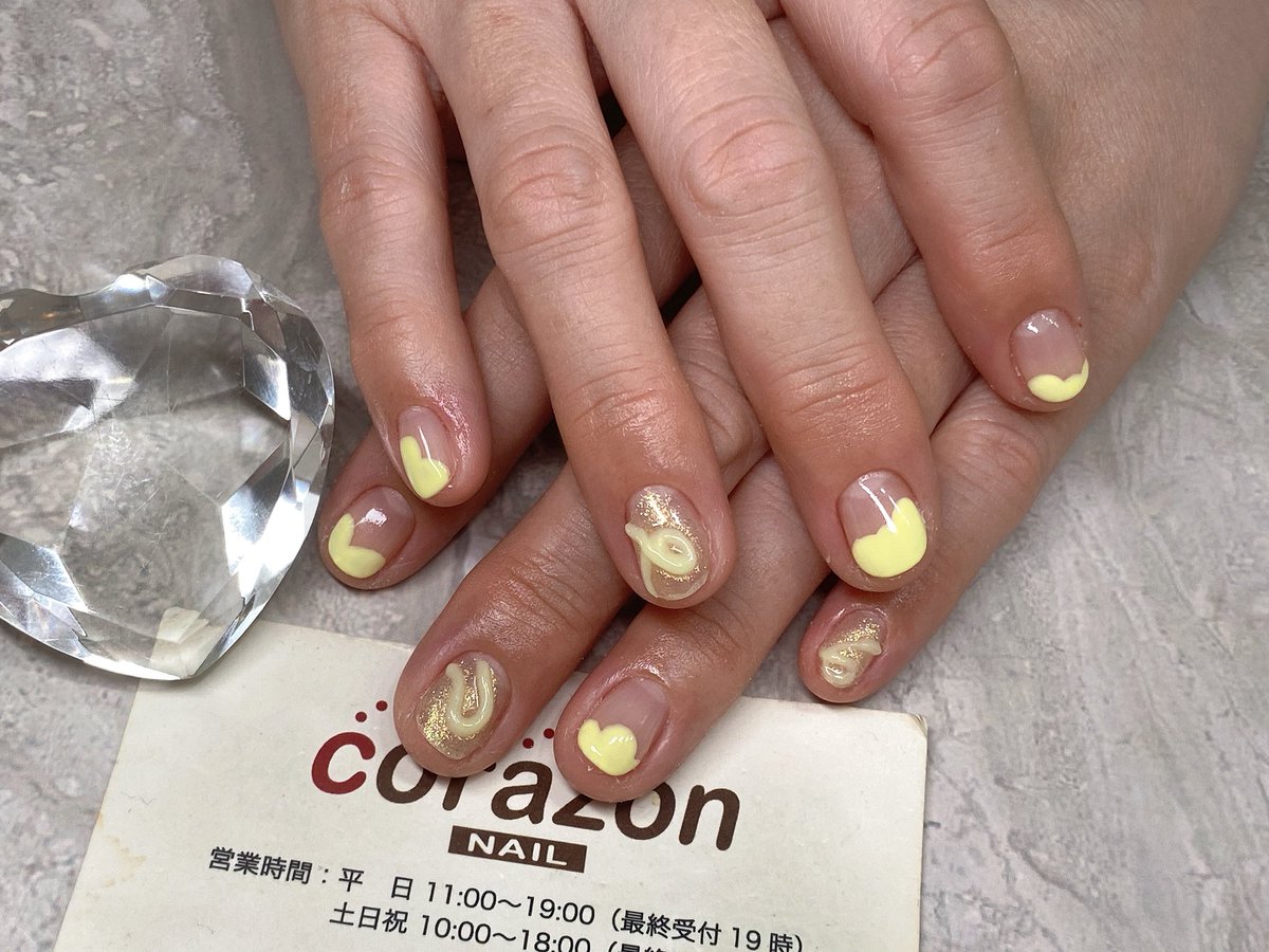 corazonNAIL's tweet photo. ブログアップしました！お客様ネイル ぷっくり黄色の雲と風ネイル

https://t.co/GPCwXbGE9c
https://t.co/6n5mmiBkkl https://t.co/BSTTLOrbML