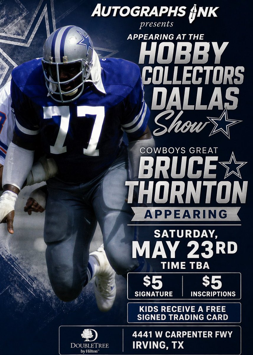 AutographsInk's tweet photo. Come see me in Irving today https://t.co/nw316RGrYF
