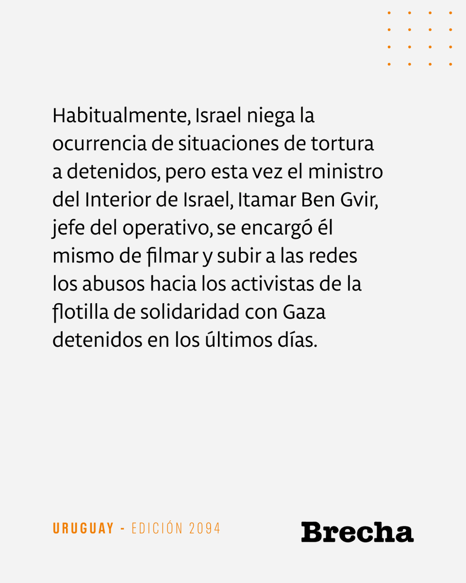 SemanarioBrecha's tweet photo. 📰 Itamar, no me rompas el protocolo

La violencia contra la flotilla y los intentos de Israel por desmarcarse de sí mismo

🖋️ Francisco Claramunt
📸 @itmarbengvir.fan

https://t.co/D3W5AhNFma https://t.co/HNLUB6eSz4