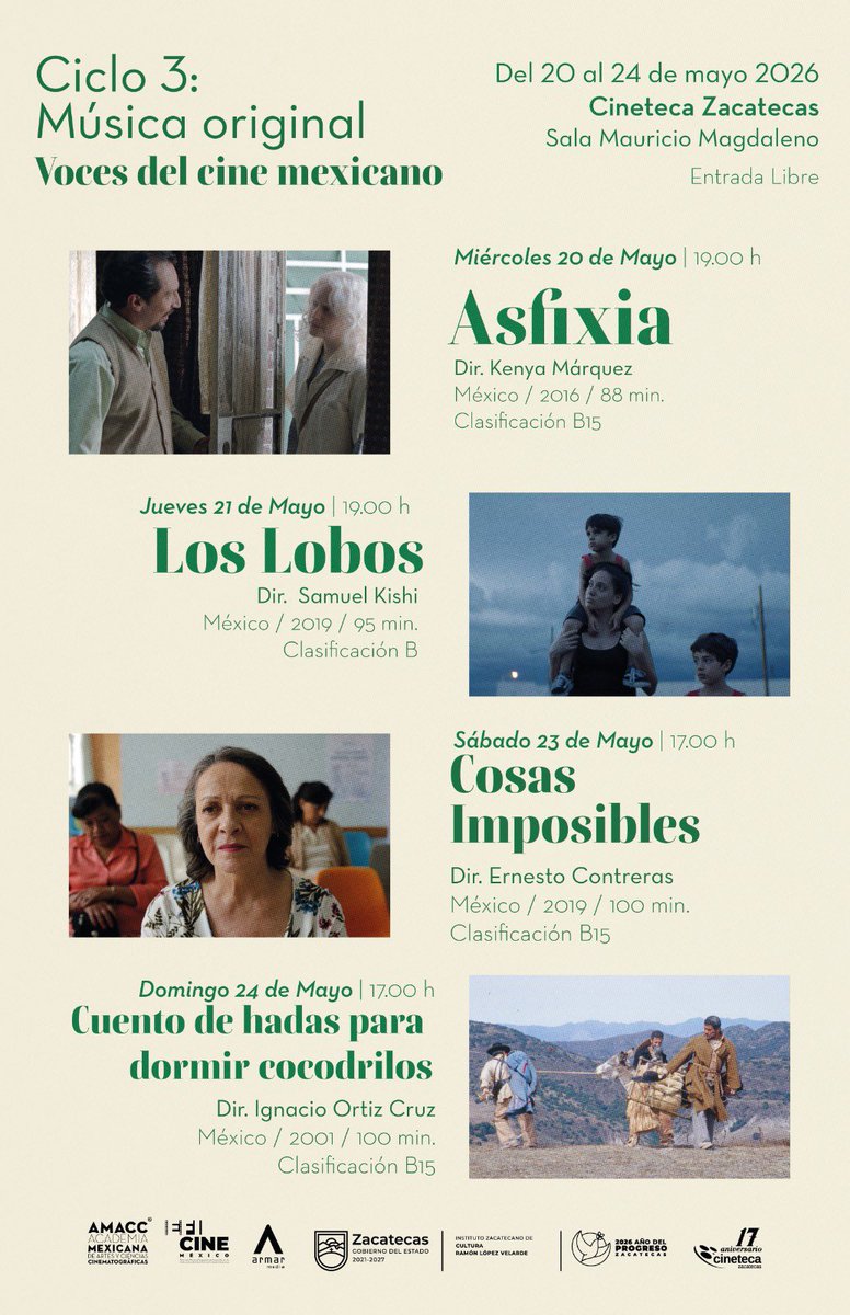 CinetecaZac's tweet photo. ¡Consulta nuestra programación! 🎬📍 https://t.co/5blKJvEtCd