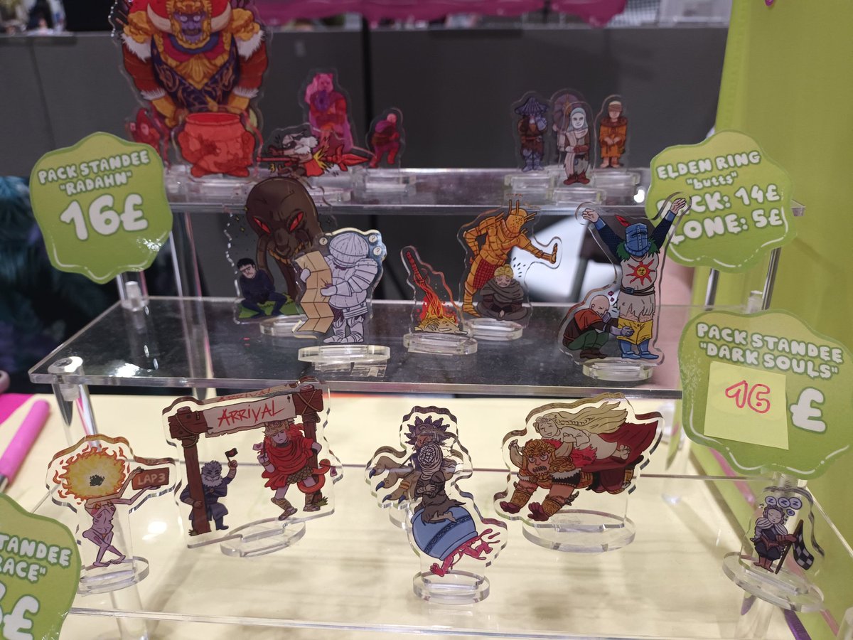 boltofgransex's tweet photo. Some of the #eldenring &amp; #darksouls merch I have at MCM (and dokomi) ✨️ https://t.co/f9xtS5fmFa
