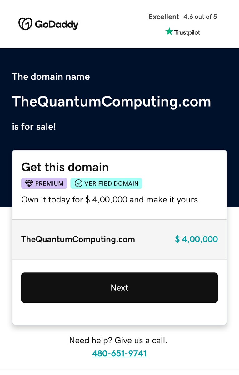metaverse_gym's tweet photo. https://t.co/Eopx4nLCss up for sale @afternic 😲🔥
#Quantum #Computing #QuantumComputing #QuantumWorld https://t.co/l569Xv9aCg
