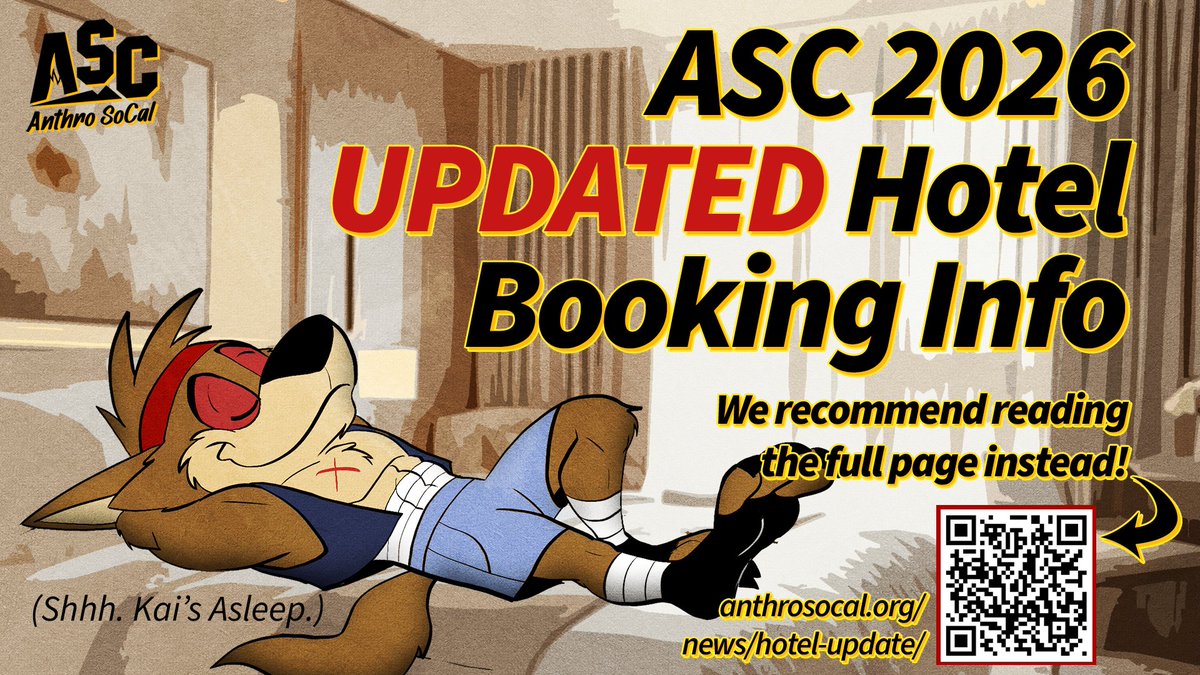 Anthro SoCal 2026 | Sept. 18-20, 2026 tweet media