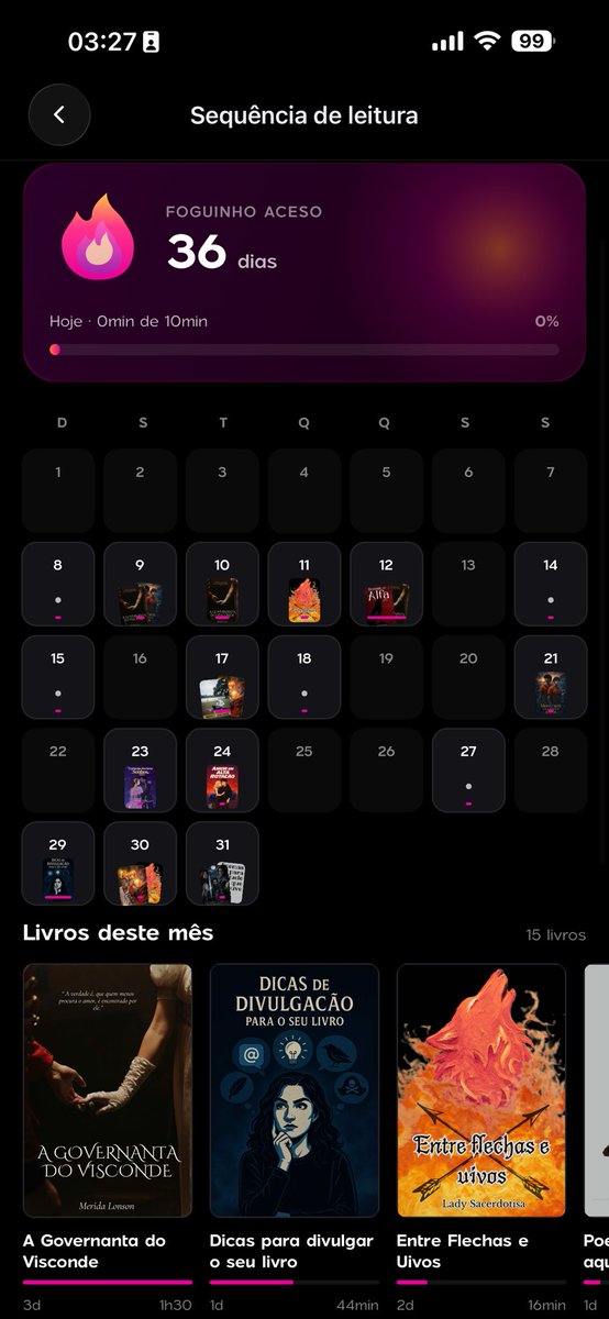 fireplumeapp's tweet photo. Nós amamos também 💖
Estamos buscando melhorar a experiência dos leitores, então se tiver algum pedido pode mandar mensagem pra gente 🫶🏼
Clica no foguinho no seu perfil que agora também dá pra ver seu histórico de leitura que aumenta o foguinho assim ó
Ainda não divulgamos nas redes mas já tá disponível para todos 🥰