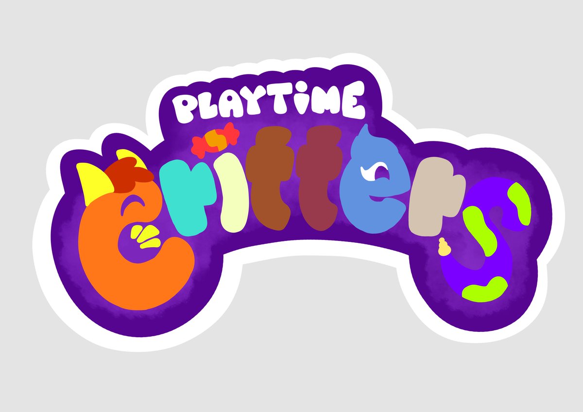 H3y_D4n1_Draw's tweet photo. New Playtime Critters logo!
#SmilingCrittersOC #PlaytimeCritters https://t.co/5k9VPMPrf2
