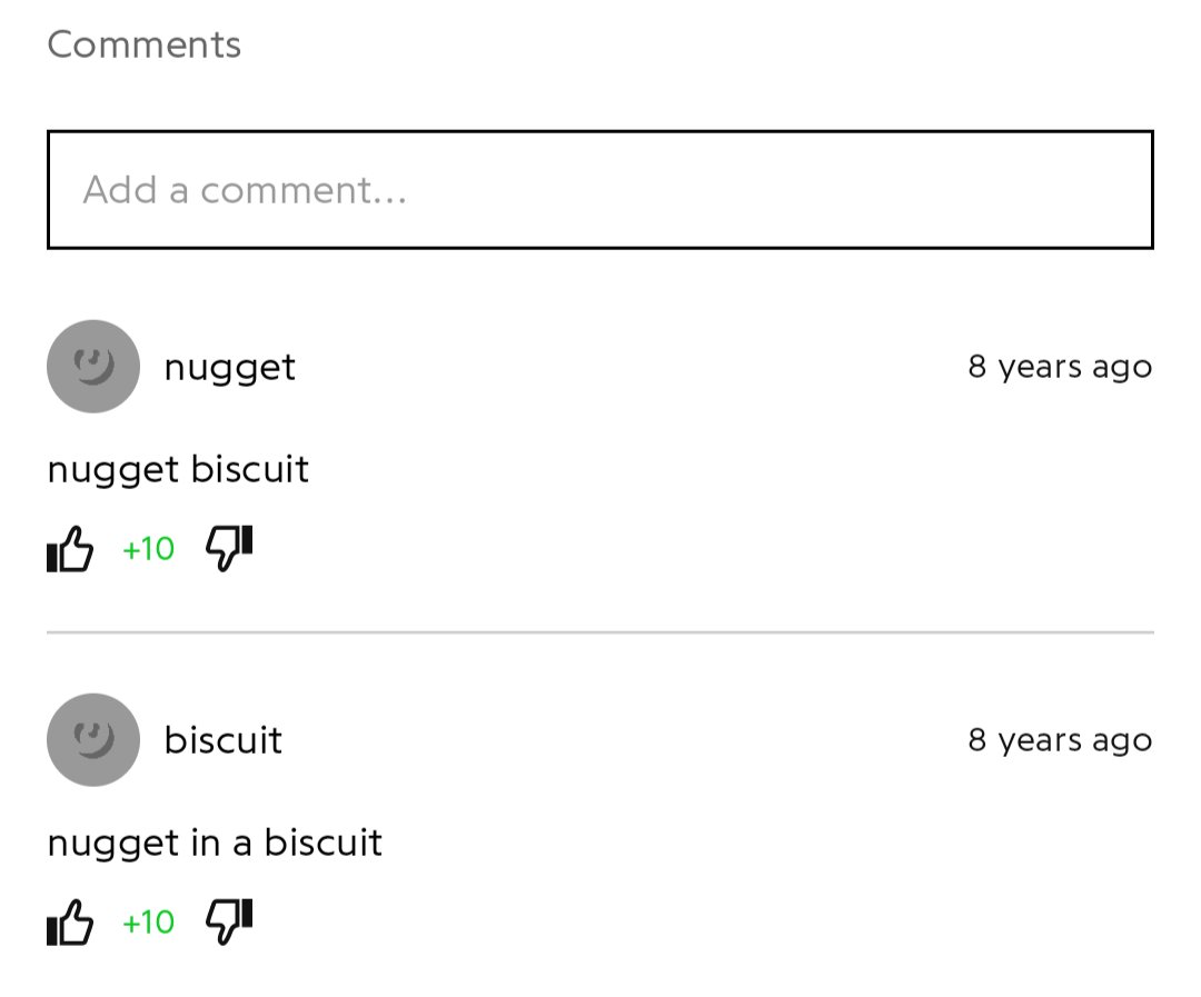 NoIQGenius's tweet photo. Tobuscus, "Nugget in a Biscuit" https://t.co/ULGG0zjeP9