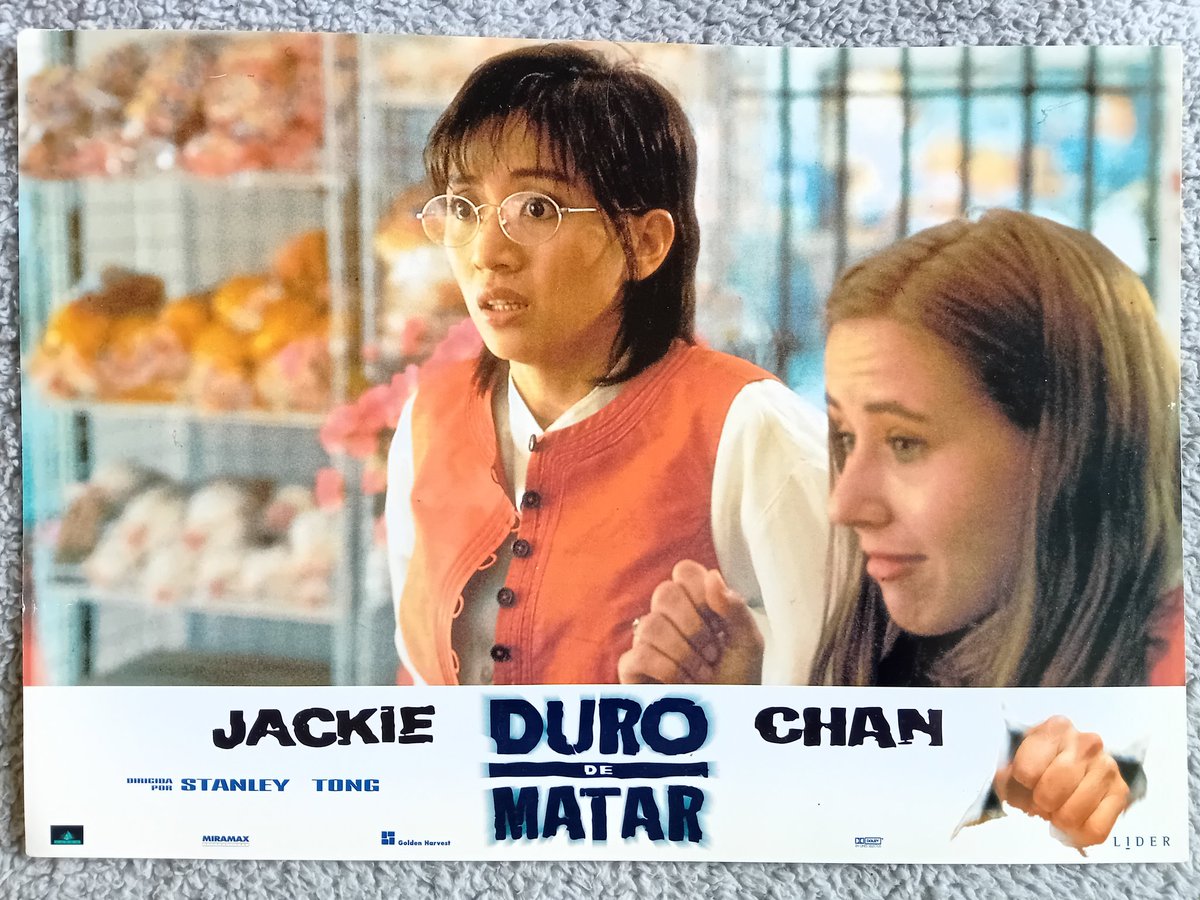 KevinChan478's tweet photo. Rumble in the Bronx (1995) Spanish lobby cards 1 to 4

#RumbleintheBronx #RedBronx #JackieChan #memorabilia #collection #AnitaMui 🌹 #BillTung #FrançoiseYip #StanleyTong @RK9192 @EyeOfJackieChan https://t.co/RHEdAsyPst