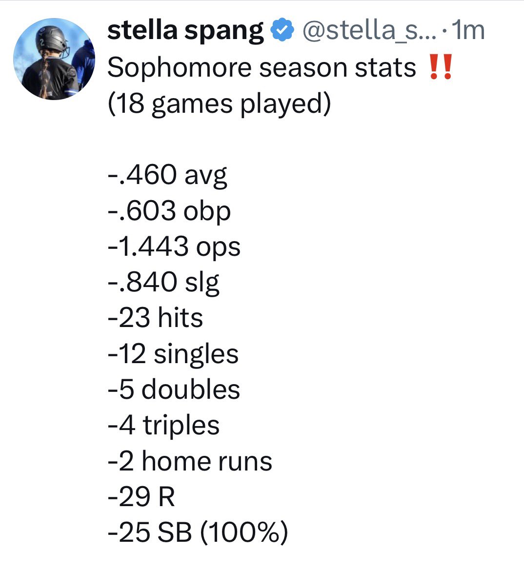 CoachHankSuhr's tweet photo. Off the chart game changer stud!

#getsome #5tool #findawaytowin https://t.co/99Zpyq4eLM
