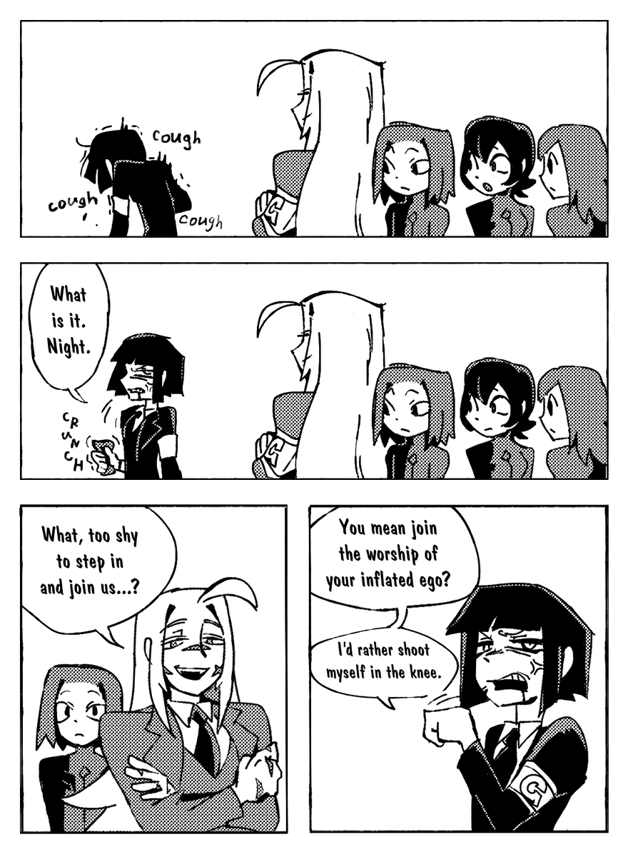 Dead_KittyCat's tweet photo. Mei x Esther introduction comic!
1\2
#LobotomyCorporation #로보토미코퍼레이션 #ロボトミーコーポレーション #脑叶公司 #oc https://t.co/1aMDPF9TZa