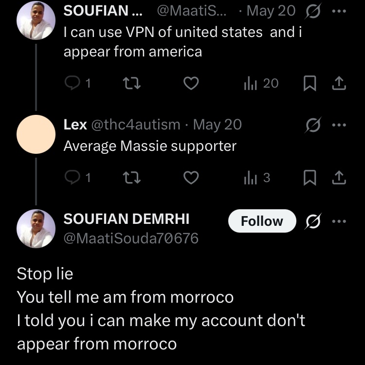 thc4autism's tweet photo. @MattKibbe Whatever lies you need to hear to sleep at night👍😆 Question: how are Massie supporters the future when his base is composed of unmarried and childless men? They have no legacy. Massie is very popular with muslims overseas. https://t.co/rhWiWzMKF1
