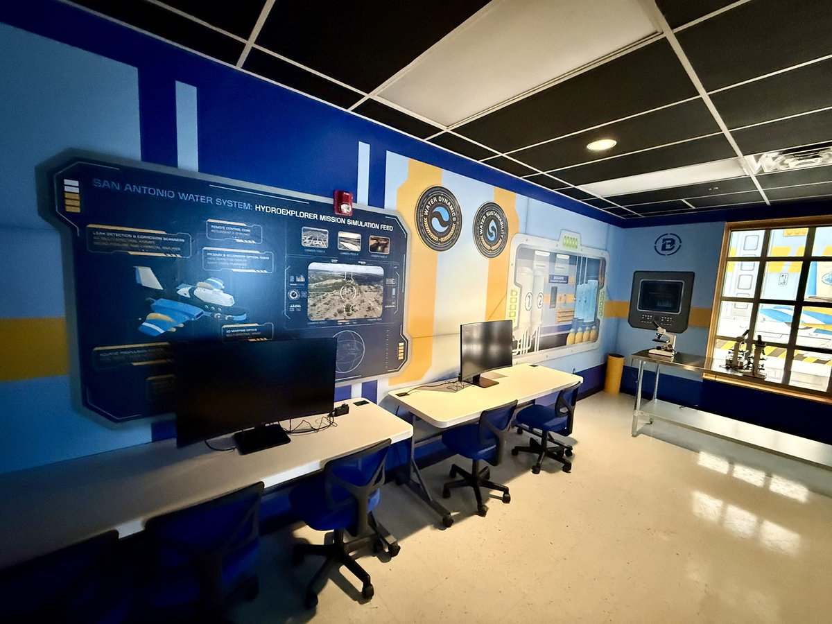 hydrolator1's tweet photo. What an honor it’s been to dream, design, develop and deliver a new water system themed classroom educational space here in San Antonio for Harlandale ISD. Welcome to HydroCore:Guardian of the Water Grid. We welcome our first group of students on June 5th. https://t.co/mpHtIBtOSW