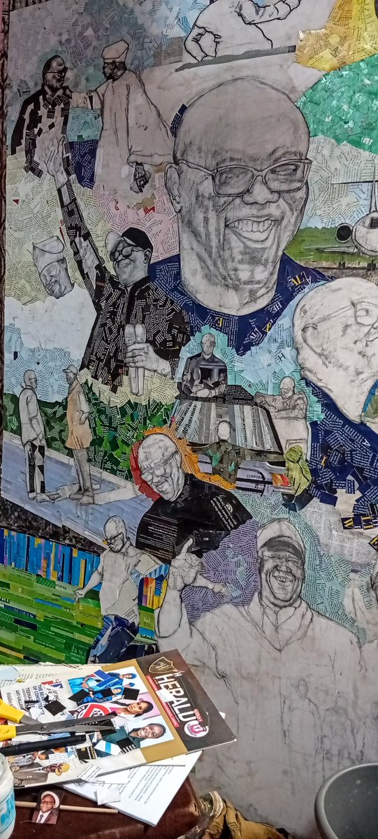 damiskid135's tweet photo. Yeah....the process might be slow but then, quitting won’t speed it up!
I won't give up!!! ✌️
#PeterObi
#collagePainting
#MixMedia https://t.co/Nzgf4IW1Ki