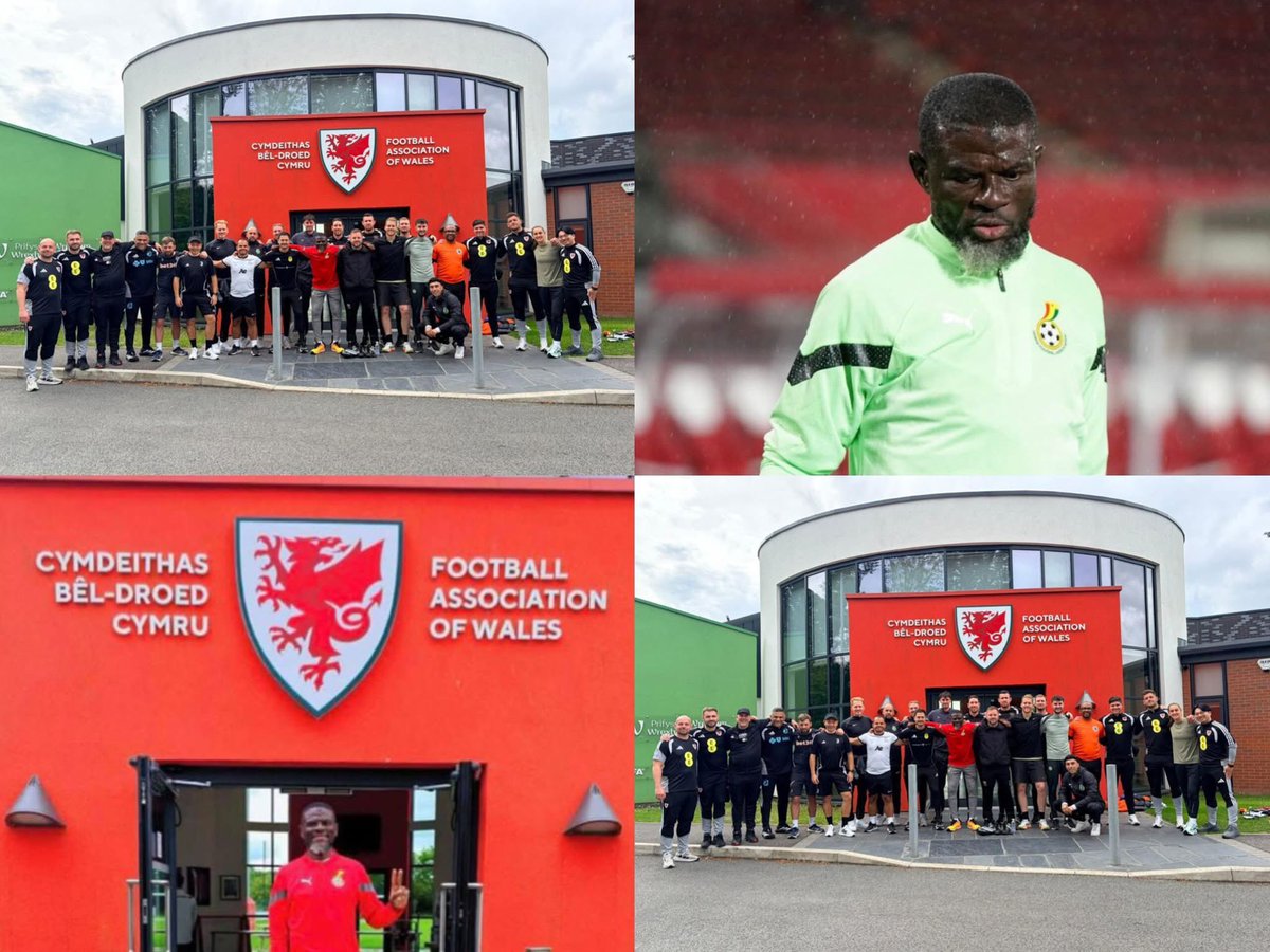 sportworldghana's tweet photo. 🚨 Black Stars assistant goalkeepers coach, Fatau Dauda, has successfully completed UEFA B Goalkeeping Course in Wales. 🇬🇭👏

Congrats @fataud1 https://t.co/TfHTcUyzYM