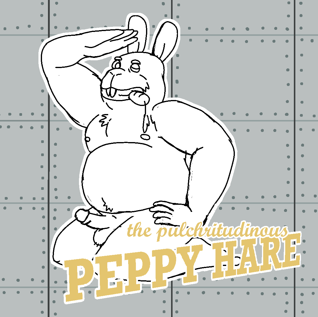 avafterwhatever's tweet photo. #modestymaychallenge Day 23: Rabbit

Third Starfox entry of the month with Peppy Hare! Stylized him like a pin-up you'd see on old war planes. Though it'd be fitting. https://t.co/fpWT1CepdG