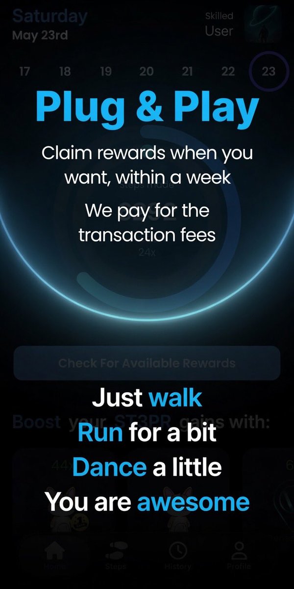 ST3PR_VET's tweet photo. Download ST3PR - Get rewarded for every step you take. 

As simple as that.

Available in Apple App Store and Google Play.

Enjoy your day ☀️ https://t.co/epDI8JXw0p