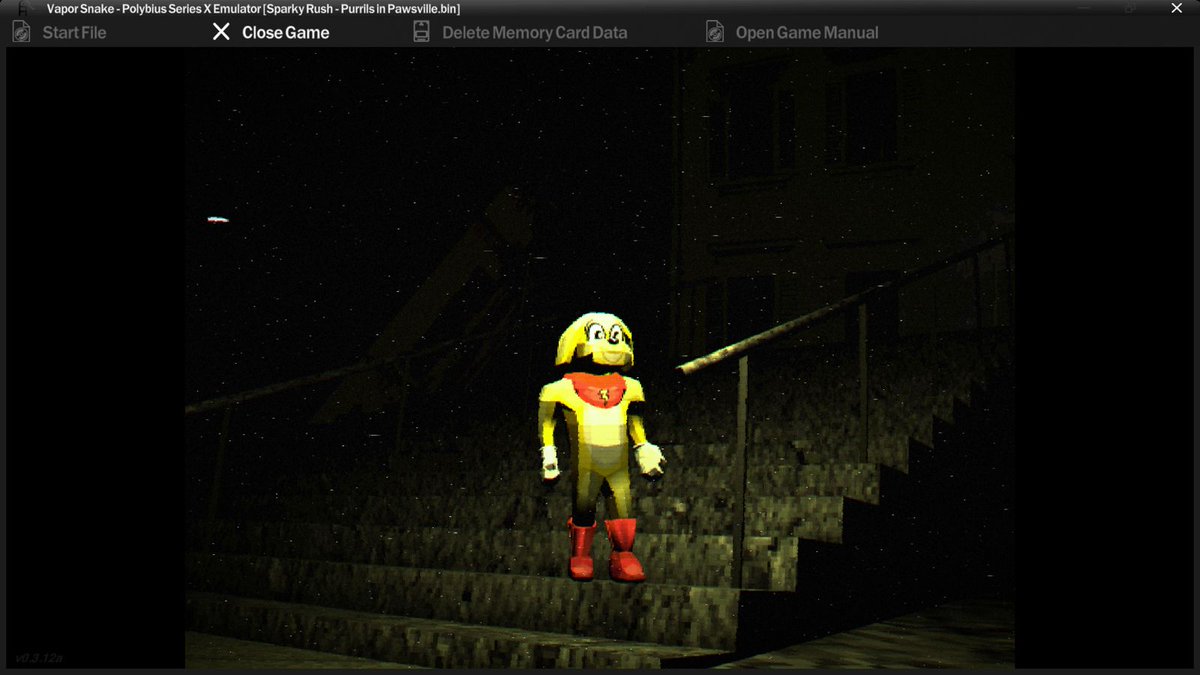 SparkyRush's tweet photo. What begins as a classic PSX platformer slowly turns into something disturbing…

The game developer starts to show his tragedy and suffering within the levels of the game itself. 

This game has some very uneasy and disturbing secrets…

He wants you to FIND THEM. https://t.co/7CVURVkRIv