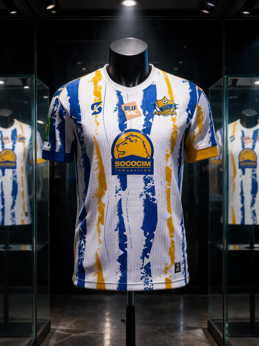 snkingsports's tweet photo. KINGSPORTS X TEUNGUETH FC🤝🏾

Le nouveau maillot domicile 2026-2027 du @TeunguethFc  est enfin là. 🤍

Une tunique blanche premium sublimée par des rayures bleues et jaunes peintes à l’aquarelle, en hommage aux couleurs mythiques du club emblématique de la ville de Rufisque.
Entre identité, élégance et modernité, une nouvelle armure pour une nouvelle saison. 💙💛

Les deux autres coloris seront dévoilés dans les jours qui viennent… 👀