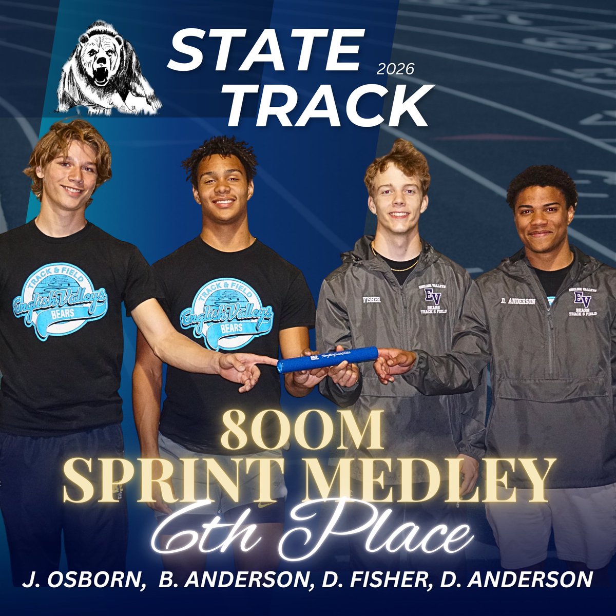 EnglishValleys's tweet photo. 🏅💙💛 2026 STATE TRACK RECAP 💛💙🏅 
Part 2
Congratulations to everyone on an outstanding season and an amazing performance! 🏃‍♂️🏃‍♀️🔥 https://t.co/i8xaIE5SBJ