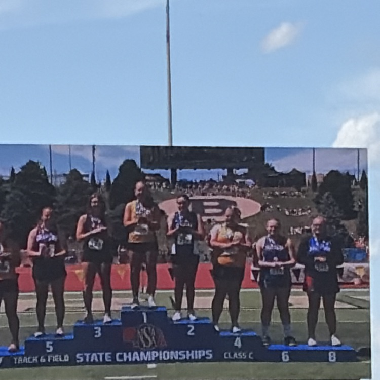 ONeillEagles's tweet photo. Mariah Kallhoff is your Class C runner up in shot put. https://t.co/d56C7HO1eB