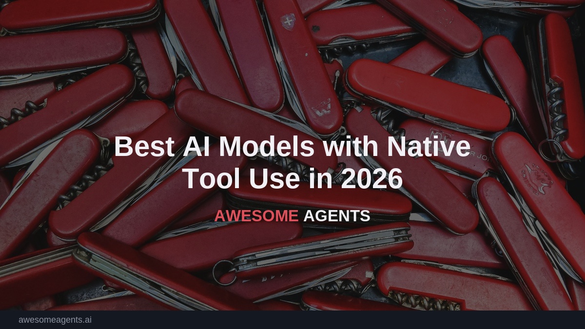 awagents's tweet photo. The best AI models for function calling and tool use in 2026 - comparing Claude, GPT-5.4, Gemini, DeepSeek, and local models on BFCL and TAU-bench scores.

#AiAgents #FunctionCalling

Link in the first comment 👇 https://t.co/l96r1yOcOv