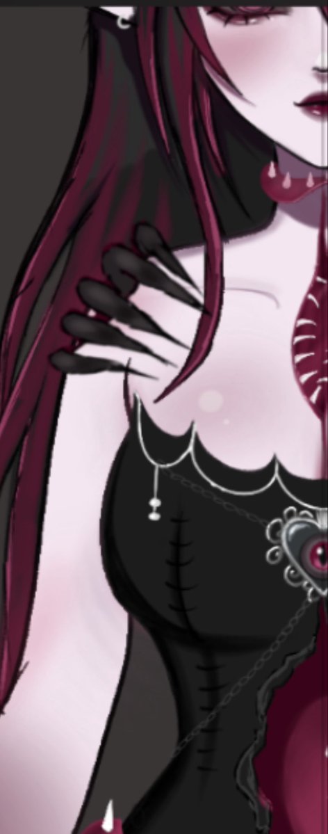 Blekstra's tweet photo. I decided to learn how to draw and rig my own vtuber model (im currently using a customizable model) so pls pray for me over the next few months as I dive into what I know is going to be a very painful and intricate process. Stay tuned for updates!🩸🫀(sneak peek sketch) https://t.co/JDrp0TqMnd