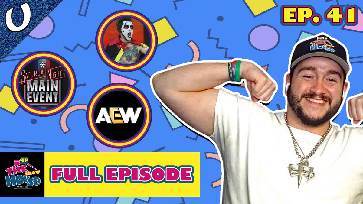 RealHouseShow's tweet photo. NEW!

Ep. 41 w/ @PaddyPitts

-Saturday Night's Main Event
-@DanhausenAD's NBA Curse
-AEW Double Or Nothing

Presented by @TheUIndustries

LISTEN &amp; SUBSCRIBE: https://t.co/ehis4G2soQ

WATCH &amp; SUBSCRIBE: https://t.co/wakTSPSqMS

LEAVE A VOICEMAIL: https://t.co/xLpDtXDnOk https://t.co/zKtkQdh7JJ