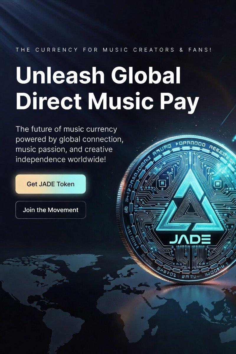 EarthtonesApp's tweet photo. P2P MUSIC CRYPTO WORLDWIDE!
The Official Utility Token of @earthtonesapp
See https://t.co/rTmxnbJWNY | PREPARE TO SHARE !!!
#tokenpresale #musiccrypto #MusicFi #Web3 #jade https://t.co/43e7P3zxVB