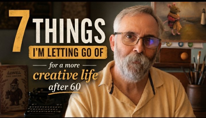 JohnSmallArtist's tweet photo. I just posted a new YouTube video:
7 Things I’m Letting Go of to Build a More Creative Life After 60

A quiet reflection on making room for art, writing, focus, neurodivergent creativity, and one meaningful thing at a time.

#lifeAfter60 #creativity

https://t.co/7unLJdH0mT https://t.co/CQtYlYY7k0