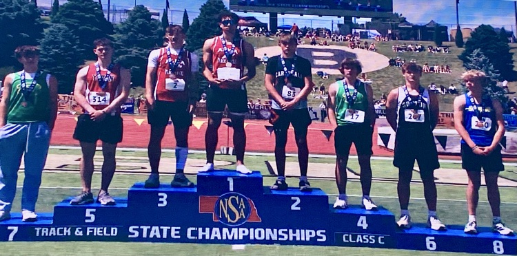 SchoolSutton's tweet photo. Max Huxoll places 6th in the State Class C Boys Long Jump! https://t.co/pORwax8SiG