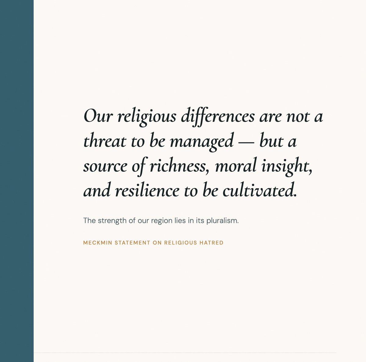 nima_n's tweet photo. #MeckMIN calls for “solidarity and recommitment to our shared civic life amid rising religious hatred and prejudice.”

In a time marked by rising hatred and fragmentation, I’m grateful for this moral clarity and principled leadership.

Full statement: https://t.co/LFs0ebAmpc https://t.co/DyJiY74j7X