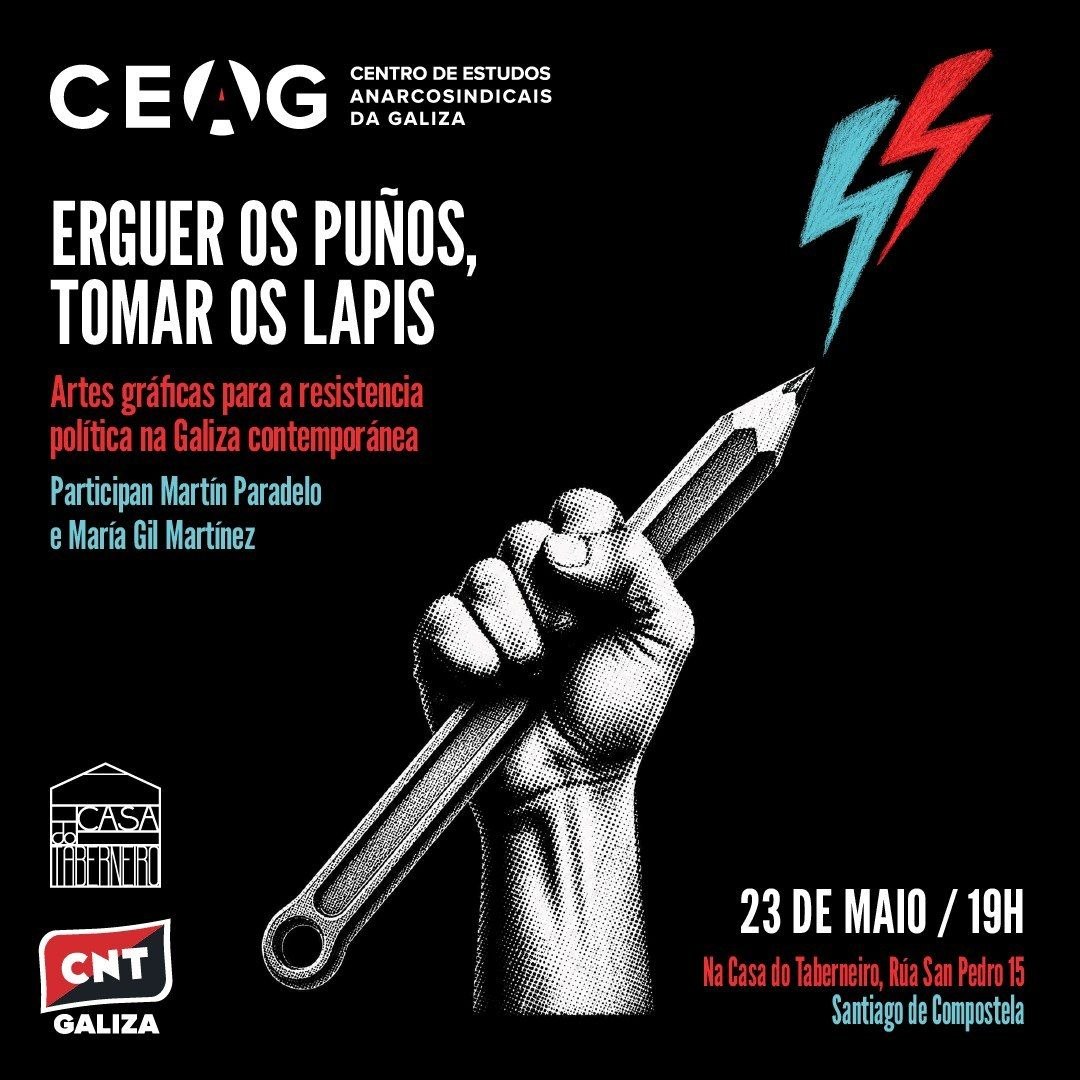 Galiza_CNT's tweet photo. Erguer os puños, tomar os lapis

Únete á CNT ✊🏼✏️ https://t.co/lxKeBnQy0G