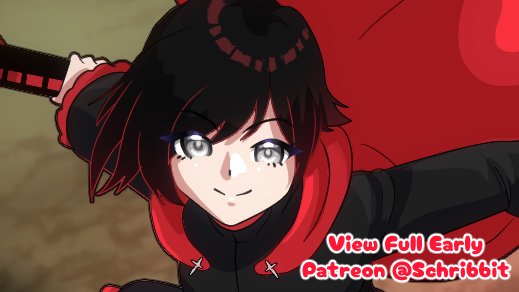 Schrwby's tweet photo. Ruby Close-up preview of a drawing I'm really proud of!
#rwby #rwbyfanart https://t.co/7268ofGj9s