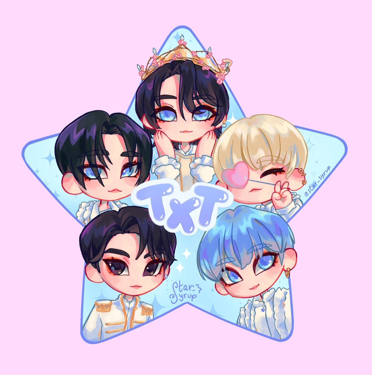 star_syrup's tweet photo. i made this as freebies for moacon 🧡
.
.
.
@TXT_members | #TOMOROWXTOGETHER https://t.co/UwXRq5vpXD