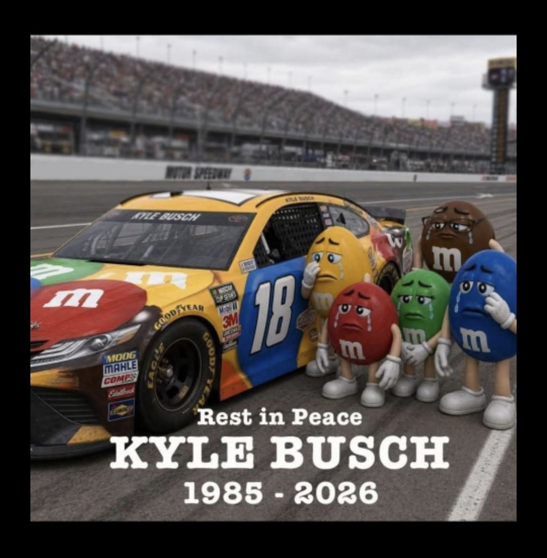 PlanetSpeed_'s tweet photo. Realmente si te vamos a extrañar @KyleBusch #Nascar #Indy500 https://t.co/MT8IuQOw8h