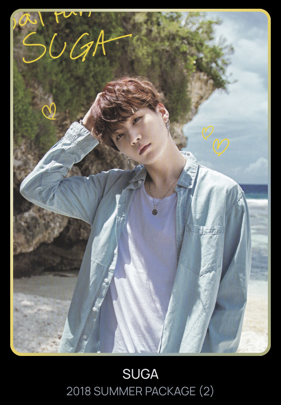 2️⃣2️⃣0️⃣ SUGA - 2018 SUMMER PACKAGE (2) #bcdapp #bcdcollection