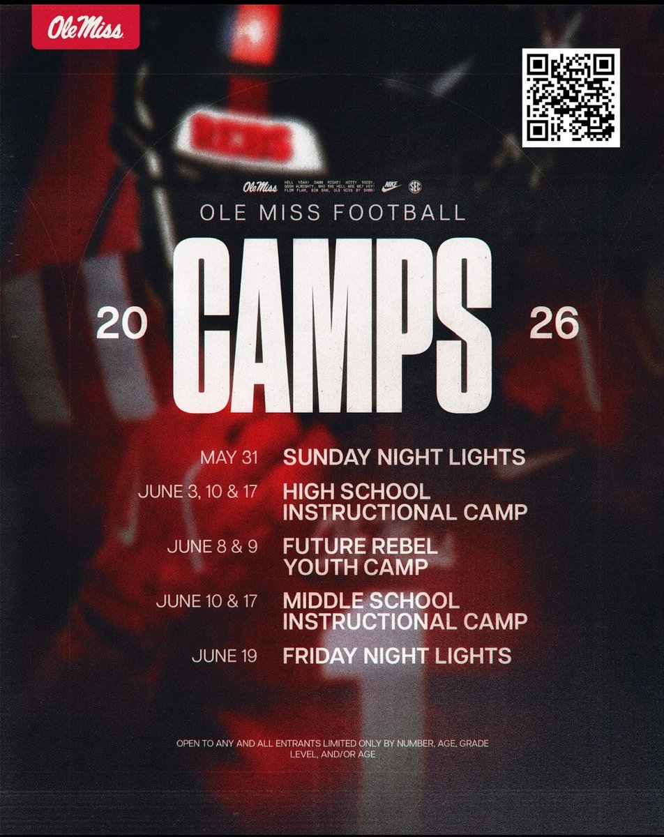 LodonVeal's tweet photo. thank you @JoeyBogz for the invite to @OleMissFB camps this summer!!
@CoachGolding @coach_jdbaker @CoachGarrisonOL @CoachToddCooley @jakesugarman1 @coachbt_rob @UCHS_FootballSC @train0187 @HighSchoolBlitz https://t.co/3Tu6DGfxII
