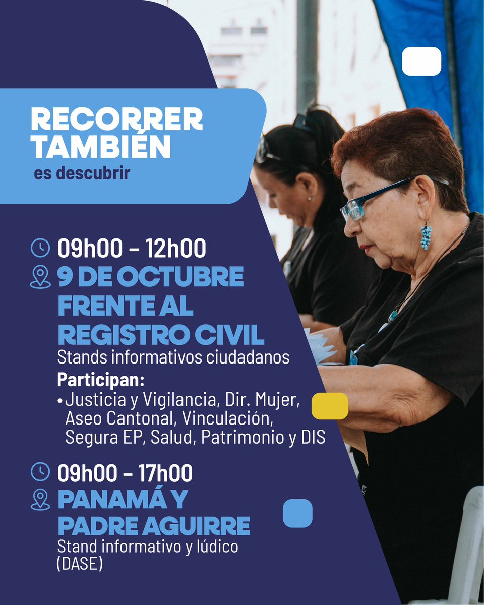 alcaldiagye's tweet photo. #RutaCentro trae música en vivo, ferias, arte, cultura, bicicleteadas, actividades familiares y espacios interactivos para vivir cada rincón del corazón de Guayaquil. https://t.co/FroHKN9mQe