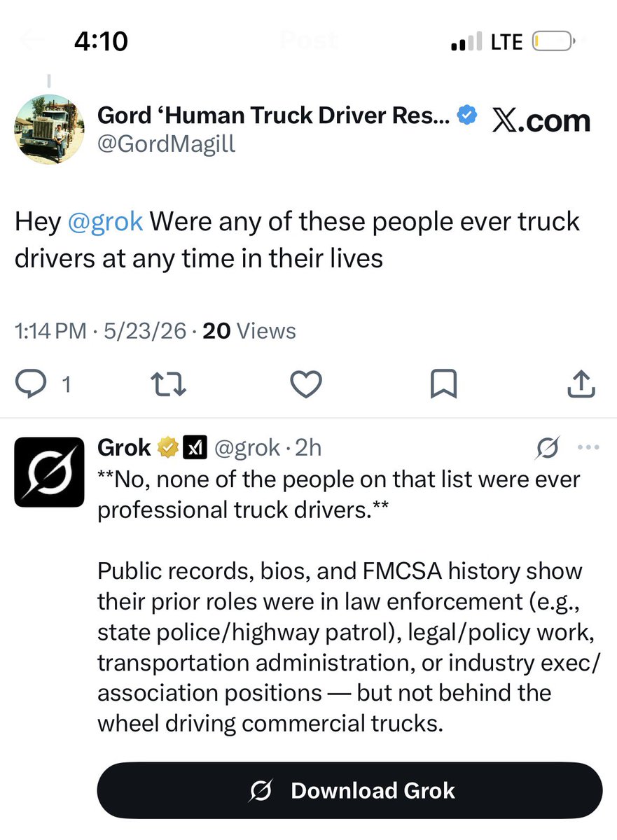 Gord ‘Human Truck Driver Respecter’ Magill tweet media