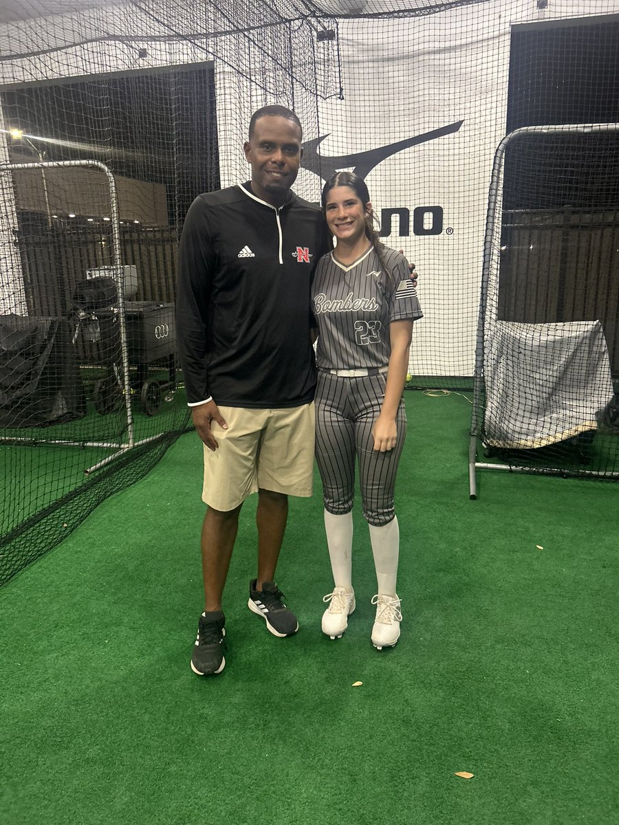 AyevaNobles2029's tweet photo. I had a great time at @nicholls_sb camp last night. Thank you so much for the reps and quality feedback I received from @CoachRonFrost @Coach_AVazquez @nicole_pinney6 @LABombersNob @dale_serie @MandiBaldufnsr @LineDsoftball @PrepSoftball @SoftbalAmerica https://t.co/7sHBVuZO6Z