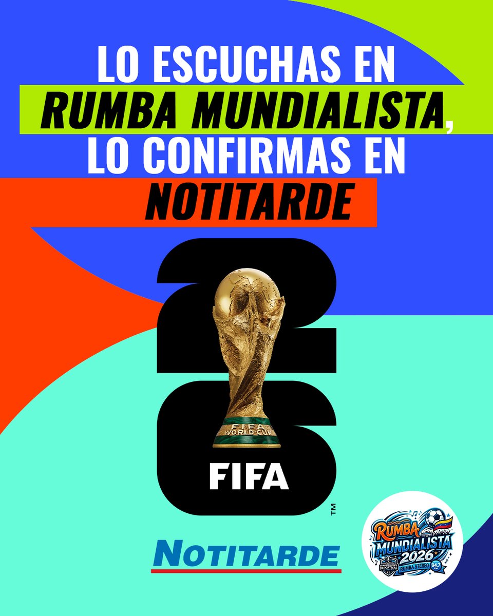 webnotitarde's tweet photo. ⚽🏆 ¿Estás listo?
➡️ Se acerca el evento del año 😎
¡Con una cobertura de clase mundial!
📲 ¡No te lo puedes perder!
#23May #Notitarde #deportes #mundial2026 #fifa https://t.co/8RIyIA2dFm
