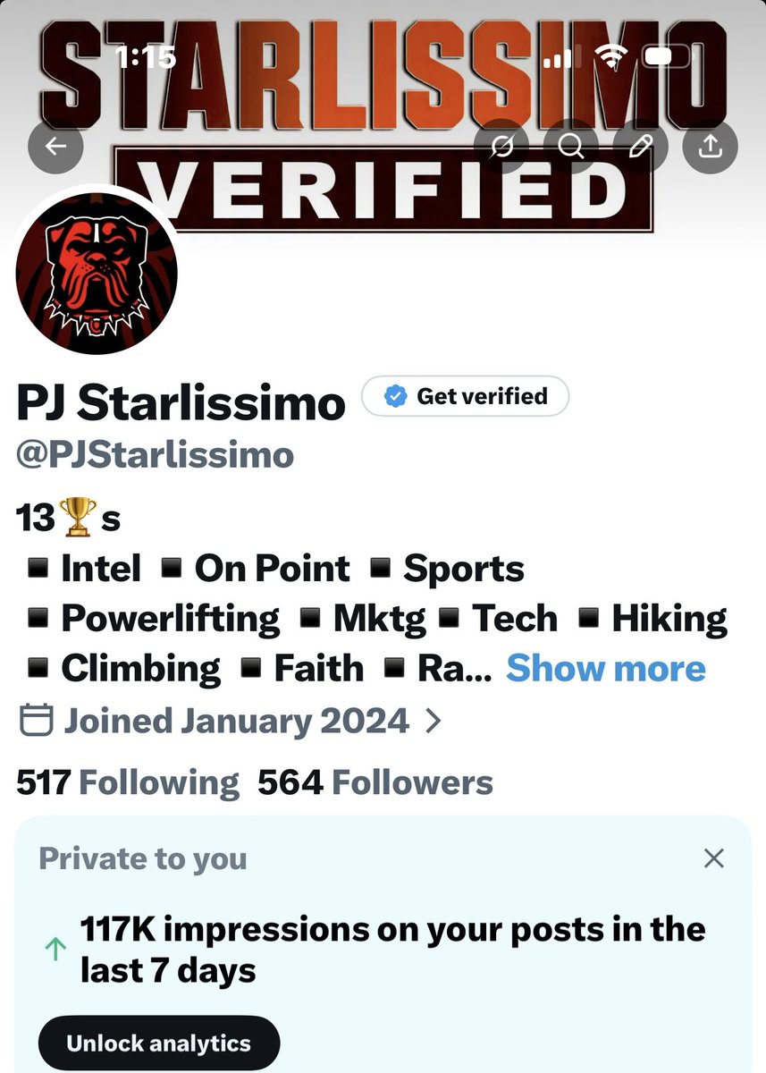 PJ Starlissimo tweet media