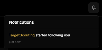 TargetScouting_'s tweet photo. TSC - New Updates!

Sign up with this link:
https://t.co/b19vTW0MKz

We have now added the following updates:
✅ Notifications: You will now get a notification on the website when someone has liked, commented or followed you.
✅ Follows: You can now follow other scouts on this app
✅ Likes: You can now like reports or comments from other scouts
✅ Search bar: You can now look up players or scouts in the search bar